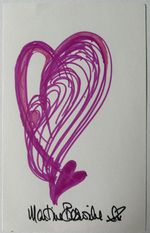 James Bond Autograph Martine Beswick Actress Hand Signed Doodle Card COA