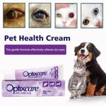 Optixcare Eye Lube Plus Lubricant Gel For Pet Dog Cat Horse Dry Itchy Eyes 20g.