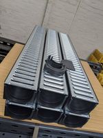 Drainage Channel Driveway & PATIOS 6m Galvanised Steel Grate + Free Accessories
