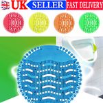 5PCS Urinal Screen Mat Deodoriser Anti Splash Toilet Fresh Fragrance UK