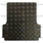 Fits Ford Ranger 2019-2023 3mm Checkerplate Rubber Load Mat When Liner Fitted