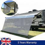 RV Awning Sun Shade Screen View Blocker Front Panel 8*15.3ft For Caravan Camper
