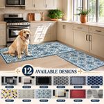 Washable Non-Slip Kitchen Mats SET Absorbent Floor Rug Long Hallway Runner Rugs