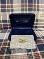 Montana Silversmiths Pure Silver and Gold Business Card Holder