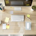 Clear Desk Mat Pad Transparent Protector Mat Waterproof Table Cover Mouse Mat