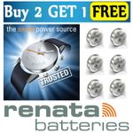 Renata Watch Battery BUY 2 GET 1 FREE Swiss 317 321 364 371 377 379 394 395 399