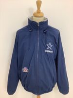 Vintage 90s Dallas Cowboys jacket NFL coat Pro Player windbreaker anorak #V1@STM