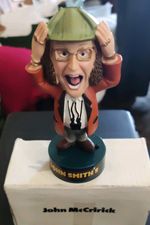 JOHN SMITH'S JOHN McCRIRICK TALKING FIGURINE BOXED AND WORKING