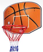 Curvaso Layup Basketball Hoop Set Ring Net Backboard Indoor Wall Door Mounting