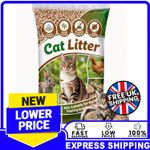 30 Litre Cat Litter Ultra Absorbent Odour Control Wooden Pellets Natural Scent