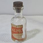 Vintage 1950's Sainsbury's Almond Flavouring Bote Made In London Partial Label