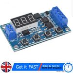 Trigger Cycle Timer Delay Switch Circuit Board MOS Tube Control Module DC 12-24V