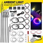 6-22in1 Full LED Bead Symphony Dream Car Interior Ambient Lighting Wireless Kit