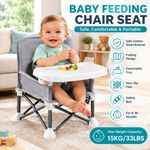 Baby Travel Armchair Baby Feeding Chair Seat Compact Folding High Chair Children