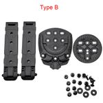 Tactical for Tek-Mount Quick for Knife Sheath Holster Clip Equipment For Tek-Lok
