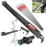 Archery Rapid Bow Shooter 6 Arrows Magazine Compound Recurve Bow Launcher Tool