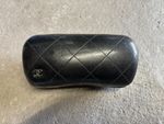 CHANEL Black Quilted Leather Hard Case for Glasses & Sunglasses