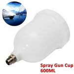 Spray Gun Pot 600ML Paint Cup Replace For Devilbiss GTI / TEKNA Pro Pri Guns Cup