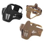 Cobra Airsoft Ghost Style Mesh Face Mask Double Strap 