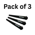 3x Green Budz Smell-Proof Joint Tubes | Matte Black 12cm Pre-Roll Holder Cases