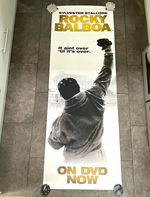 Rocky Balboa poster - Sylvester Stallone - never used - extra long