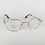 SPECSAVERS eyeglasses OCTAGONAL GOLD glasses frame MOD: LINSEED 33090184