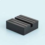 4 Pieces Rubber Lift Pad Anti-Slip Rubber Lift Block Heavy Duty for Garage