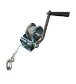 Winch Zinc Plated 800 Lbs 363 KG with Crank 200mm Hunt Boat Autotrailer HMParts