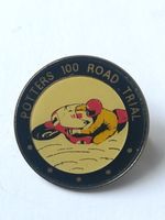 Potters 100 Road Trial Motorcycle Racing Badge.