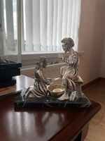 Jesus Christ Washing His Disciple's Feet Statue Sculpture Figure