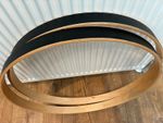 Mapex Wooden Bass Drum Hoops/Rims In Black Matt wrap 22”Set VGC free post
