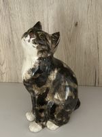 Mike Hinton Tabby Cat with Yellow Eyes 8.6"