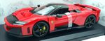 Burago 1/18 Scale Diecast 18-16022 - Ferrari F80 - Red