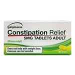 Galpharm Constipation Relief Tablets 5mg Bisacodyl Laxative - EntroLax