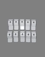 Vertical Blind top fix bracket clips for slimline & vogue 28mm - 30mm headrail