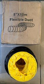 MARINE VENTILATOR AIR BLOWER FLEXIBLE DUCT HOSE 8 INCH 10 METER
