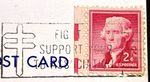 US Thomas Jefferson 2¢ Red Stamp. & 2c Frank Lloyd Wright Postcards Vintage   PB