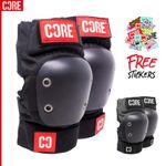 CORE Protection Pro Elbow Pads Skateboard Skate Scooter BMX Roller Derby Guards