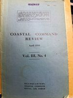 WWII RAF Coastal Command Review Apr 1944 No.982 U-Boat Intelligence Maps