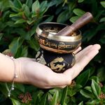 Mini Singing Bowl Gift Set – Black