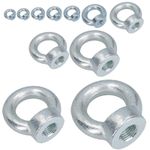 6mm – 48mm Metric Lifting Eye Nut Fastener Internal Female Thread Zinc Plated