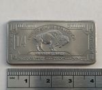 .999 Fine Titanium Buffalo Bar/Ingot ( 1/4 Troy Oz ) - Bullion Metal Investment