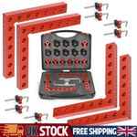 1/4Pack 90 Degree Positioning Squares Right Angle Clamps for Woodworking Cabinet