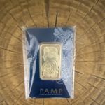 PAMP Suisse 1 oz Gold Plated Bar .9999 Fine Gold 