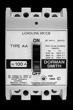 DORMAN SMITH 100 AMP 25kA TRIPLE POLE MCCB LOADLINE TYPE AA WHITE