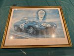  Jaguar D Type Legend  Picture Signed J Duncan Hamilton