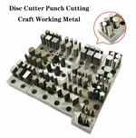 Disc Cutter Punch Cutting Craft Working Metal Jewelry Tool Heart  Star  Square