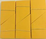96 Yellow Christmas Cracker/Party Crown Hats Quality 50gsm printed paper
