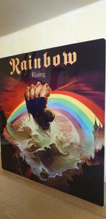 RAINBOW - RISING 12X12 INCH METAL SIGN