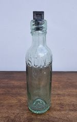 Antique J.L. Bowell & Son Mineral Water Bottle c1890 J. Hendry Patent Stopper